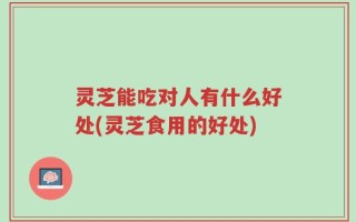 灵芝能吃对人有什么好处(灵芝食用的好处)