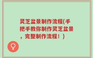 灵芝盆景制作流程(手把手教你制作灵芝盆景，完整制作流程！)