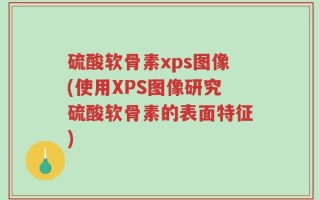 硫酸软骨素xps图像(使用XPS图像研究硫酸软骨素的表面特征)
