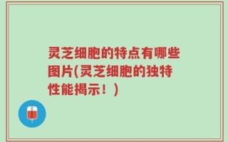 灵芝细胞的特点有哪些图片(灵芝细胞的独特性能揭示！)