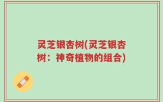 灵芝银杏树(灵芝银杏树：神奇植物的组合)