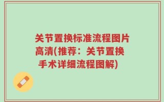 关节置换标准流程图片高清(推荐：关节置换 手术详细流程图解)