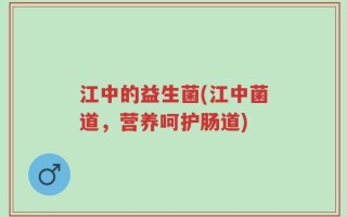 江中的益生菌(江中菌道，营养呵护肠道)