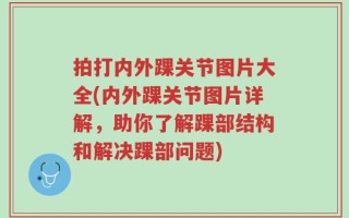 拍打内外踝关节图片大全(内外踝关节图片详解，助你了解踝部结构和解决踝部问题)