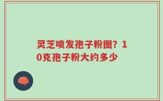 灵芝喷发孢子粉图？10克孢子粉大约多少