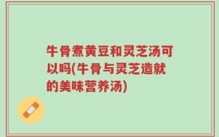 牛骨煮黄豆和灵芝汤可以吗(牛骨与灵芝造就的美味营养汤)