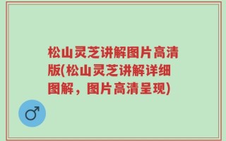 松山灵芝讲解图片高清版(松山灵芝讲解详细图解，图片高清呈现)