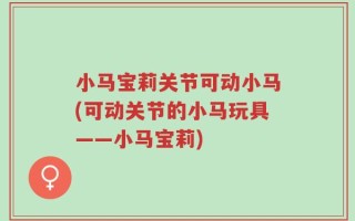 小马宝莉关节可动小马(可动关节的小马玩具——小马宝莉)
