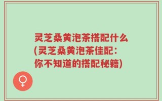 灵芝桑黄泡茶搭配什么(灵芝桑黄泡茶佳配：你不知道的搭配秘籍)