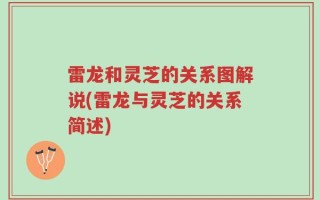 雷龙和灵芝的关系图解说(雷龙与灵芝的关系简述)