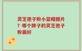 灵芝孢子粉小蓝帽图片？哪个牌子的灵芝孢子粉最好