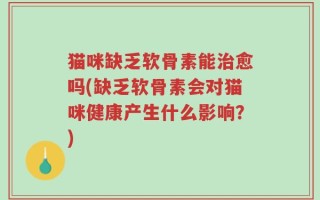 猫咪缺乏软骨素能治愈吗(缺乏软骨素会对猫咪健康产生什么影响？)