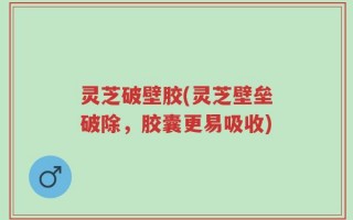 灵芝破壁胶(灵芝壁垒破除，胶囊更易吸收)