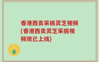 香港西贡采摘灵芝视频(香港西贡灵芝采摘视频现已上线)