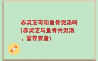 赤灵芝可和鱼骨煲汤吗(赤灵芝与鱼骨共煲汤，营养兼备)