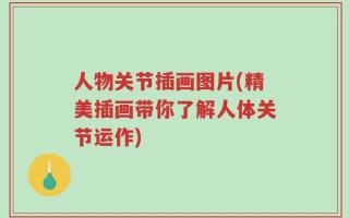 人物关节插画图片(精美插画带你了解人体关节运作)