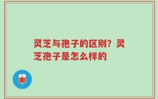 灵芝与孢子的区别？灵芝孢子是怎么样的