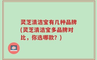 灵芝清洁宝有几种品牌(灵芝清洁宝多品牌对比，你选哪款？)