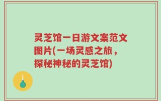 灵芝馆一日游文案范文图片(一场灵感之旅，探秘神秘的灵芝馆)