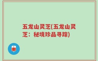 五龙山灵芝(五龙山灵芝：秘境珍品寻踪)