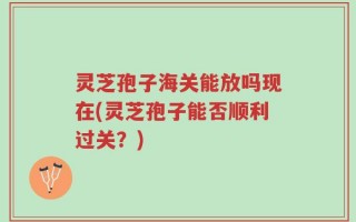 灵芝孢子海关能放吗现在(灵芝孢子能否顺利过关？)