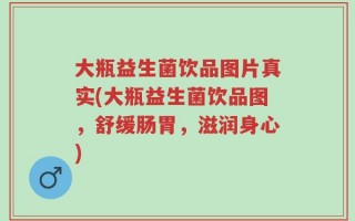 大瓶益生菌饮品图片真实(大瓶益生菌饮品图，舒缓肠胃，滋润身心)