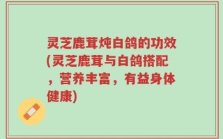 灵芝鹿茸炖白鸽的功效(灵芝鹿茸与白鸽搭配，营养丰富，有益身体健康)