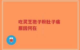 吃灵芝孢子粉肚子痛 原因何在