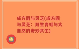 成方圆与灵芝(成方圆与灵芝：双生青蛙与大自然的奇妙共生)