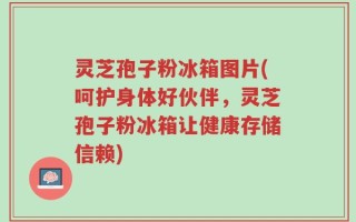 灵芝孢子粉冰箱图片(呵护身体好伙伴，灵芝孢子粉冰箱让健康存储信赖)