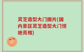 灵芝造型大门图片(国内景区灵芝造型大门惊艳亮相)