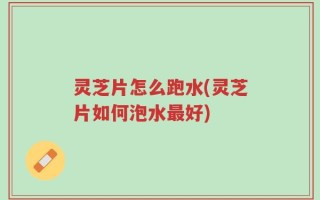 灵芝片怎么跑水(灵芝片如何泡水最好)