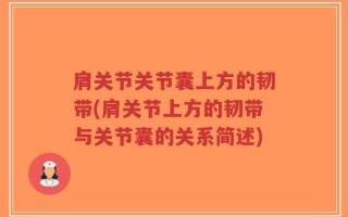 肩关节关节囊上方的韧带(肩关节上方的韧带与关节囊的关系简述)