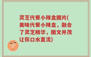 灵芝代餐小辣盒图片(美味代餐小辣盒，融合了灵芝精华，图文并茂让你口水直流)