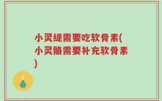 小灵缇需要吃软骨素(小灵骼需要补充软骨素)