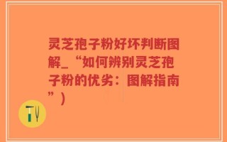 灵芝孢子粉好坏判断图解_“如何辨别灵芝孢子粉的优劣：图解指南”)