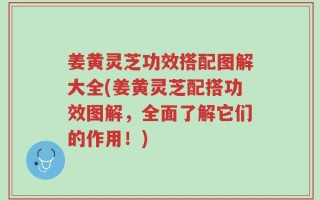 姜黄灵芝功效搭配图解大全(姜黄灵芝配搭功效图解，全面了解它们的作用！)