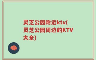 灵芝公园附近ktv(灵芝公园周边的KTV大全)