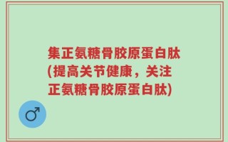 集正氨糖骨胶原蛋白肽(提高关节健康，关注正氨糖骨胶原蛋白肽)