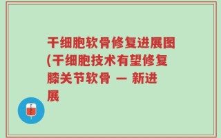 干细胞软骨修复进展图(干细胞技术有望修复膝关节软骨 — 新进展