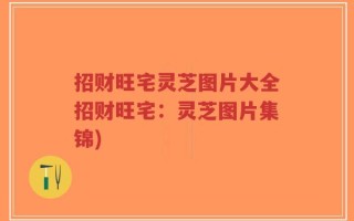 招财旺宅灵芝图片大全招财旺宅：灵芝图片集锦)
