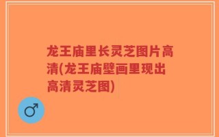 龙王庙里长灵芝图片高清(龙王庙壁画里现出高清灵芝图)