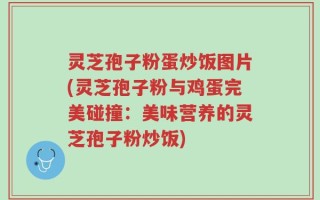 灵芝孢子粉蛋炒饭图片(灵芝孢子粉与鸡蛋完美碰撞：美味营养的灵芝孢子粉炒饭)