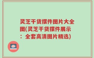 灵芝干货摆件图片大全图(灵芝干货摆件展示：全套高清图片精选)