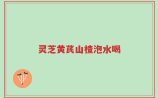 灵芝黄芪山楂泡水喝