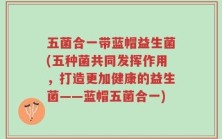 五菌合一带蓝帽益生菌(五种菌共同发挥作用，打造更加健康的益生菌——蓝帽五菌合一)