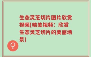 生态灵芝切片图片欣赏视频(精美视频：欣赏生态灵芝切片的美丽场景)