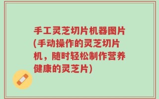 手工灵芝切片机器图片(手动操作的灵芝切片机，随时轻松制作营养健康的灵芝片)