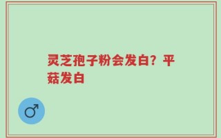 灵芝孢子粉会发白？平菇发白