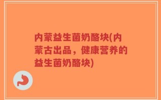 内蒙益生菌奶酪块(内蒙古出品，健康营养的益生菌奶酪块)
